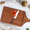Alipis Wooden Food Serving Tray White Multi-purpose Pizza Plate Elegant Restaurant Quality view 2