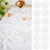 12 Pack White Cheesecloth Table Runner,10FT Gauze Boho Long Christmas Cheesecloth Tablerunners 20x120inch Rustic Cheese Cloth Table Runners for Wedding Party Bridal Shower,Table Decorationsa view 1