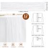 12 Pack White Cheesecloth Table Runner,10FT Gauze Boho Long Christmas Cheesecloth Tablerunners 20x120inch Rustic Cheese Cloth Table Runners for Wedding Party Bridal Shower,Table Decorationsa view 2