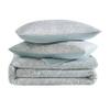 1888 Mills Full/Queen Comforter Set, 3 Pieces Reversible (Solid and Geo Print), All-Season Lightweight and Soft Bedding with Easy Care, 1 Comforter (90x90) and 2 Pillow Shams (20x26) view 4