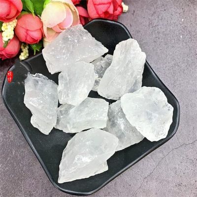AAKOMA Natural White Crystal Quartz Irregular Shape Ore Rock Minerals Specimen Magic Repair Rough Stone Home Decoration (Color : White 40-50 G, Size : 3-5cm)