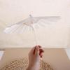 2Pcs White Paper Umbrella Oil Paper Parasol DIY Painting Handmade Decorative Umbrella Wedding Party Decor Photo Prop(20cm/7.87in) view 4