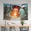 Choo-Choo Charles Tapestry Wave Wall Hanging Home Decoration Wall Blanket Dormitory Living Room Bedroom Backdrop Poster (60x40 In) view 4