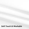 LMPTOEI Celebrating Independence Fitted Square Table Cover,Waterproof Oil Proof Polyester, Easy to Clean, with Elastic Band Closure, Fitted for 28"x28" Table Style 2364 view 3