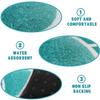 Kitcmat Cute Mermaid Bath Mat Non-Slip Absorbent Fish Bathroom Rug Funky Soft Washable Bath Mat for Bathroom, Shower, Room 17.7"x39.3" view 3
