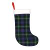 Yssammns Christmas Stockings, Tartan Clan Mackenzie Plaid Green Purple Christmas Fireplace Hanging Stockings Classic Stockings for Family Holiday Xmas Party Decorations view 2