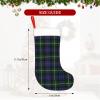 Yssammns Christmas Stockings, Tartan Clan Mackenzie Plaid Green Purple Christmas Fireplace Hanging Stockings Classic Stockings for Family Holiday Xmas Party Decorations view 4