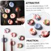 Cutlery Holder,Chopstick Holder, 6pcs Chopstick Rest Japanese Chopstick Rest Chopsticks Rest Rack Ceramic Chopstick Holder Chinese Chopsticks Mini Chapstick Japanese Chopsticks Japanese-Style Chopstic view 2