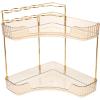 Cabilock Bathroom Corner Organizer Shelf Stylish Toiletry Storage Rack for Shower Counter Space-Saving Design for Cosmetics Sundries Corner Shelf for Bathroom Kitchen Use view 1