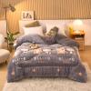 HUHJYUGE Sherpa Fleece Comforter, Faux Sherpa White Fleece Reversible Quilts, Soft & Warm Fluffy Sherpa Bedding, Luxury Fuzzy Shaggy Faux Fur Comforter, Quilted Comforter (I 150x200cm(2.5kg)) view 1