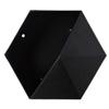BEIJIALY Hexagon Shelves for Wall Hexagonal Floating Shelves, Hexagonal Wall Shelf Geometric Hexagonal Storage Shelf Simple Geometric Wall Floating Shelf(Black) view 1