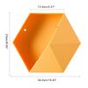 BEIJIALY Hexagon Shelves for Wall Hexagonal Floating Shelves, Hexagonal Wall Shelf Geometric Hexagonal Storage Shelf Simple Geometric Wall Floating Shelf(Black) view 3
