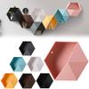 BEIJIALY Hexagon Shelves for Wall Hexagonal Floating Shelves, Hexagonal Wall Shelf Geometric Hexagonal Storage Shelf Simple Geometric Wall Floating Shelf(Black) view 4