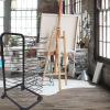 Drying Rack, 20-Shelf Mobile Art Drying Rack with Wire Shelves, Art Organizer for Kids, Art Studios & Classroom Painting Crafts, Artwork Storage, Black Powder Coated Finish view 3