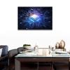 1 Panel Wall Decor CPU Concept Canvas Wall Art Technology Digital Wall Art Modern Artwork for Office Electronic PC Picture Print on Canvas Framed Ready to Hang for Living Home Decor 24X36 INCH view 2