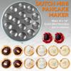 Baker's Friend Mini Pancakes Maker Machine, Dutch Mini Pancake Griddle, 14 Holes Electric Poffertjes Pan, Ideal for Breakfast, Snacks, Desserts & More view 2