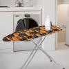 Yuuxorilu Halloween Cat with Pumpkin Ironing Board Cover and Pad Standard Ironing Board Cover with Elastic Edge and Hook and Loop Fasteners Scorch and Stain Resistant Cotton Ironing Covers view 2