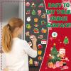 36 Pieces Christmas Refrigerator Magnets Merry Christmas Magnetic Refrigerator Cover Santa Claus Fridge Magnet Stickers Happy Holiday Decoration for Car Mailbox Locker Fridge Cabinets Home Decor view 4
