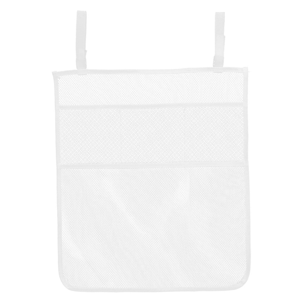 Cabilock Hanging Mesh Storage Bag for Clothes and Toys Multi-grid Organizer Versatile Wall Mount Lightweight Space-saving Design for Bedside Bathroom and Home Use