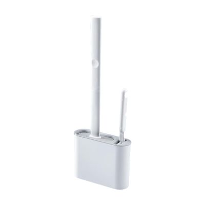 Scka Silicone Toilet Brush Without Dead Corner Household Toilet Daily Cleaning Set Wall Mounted Toilet Brush