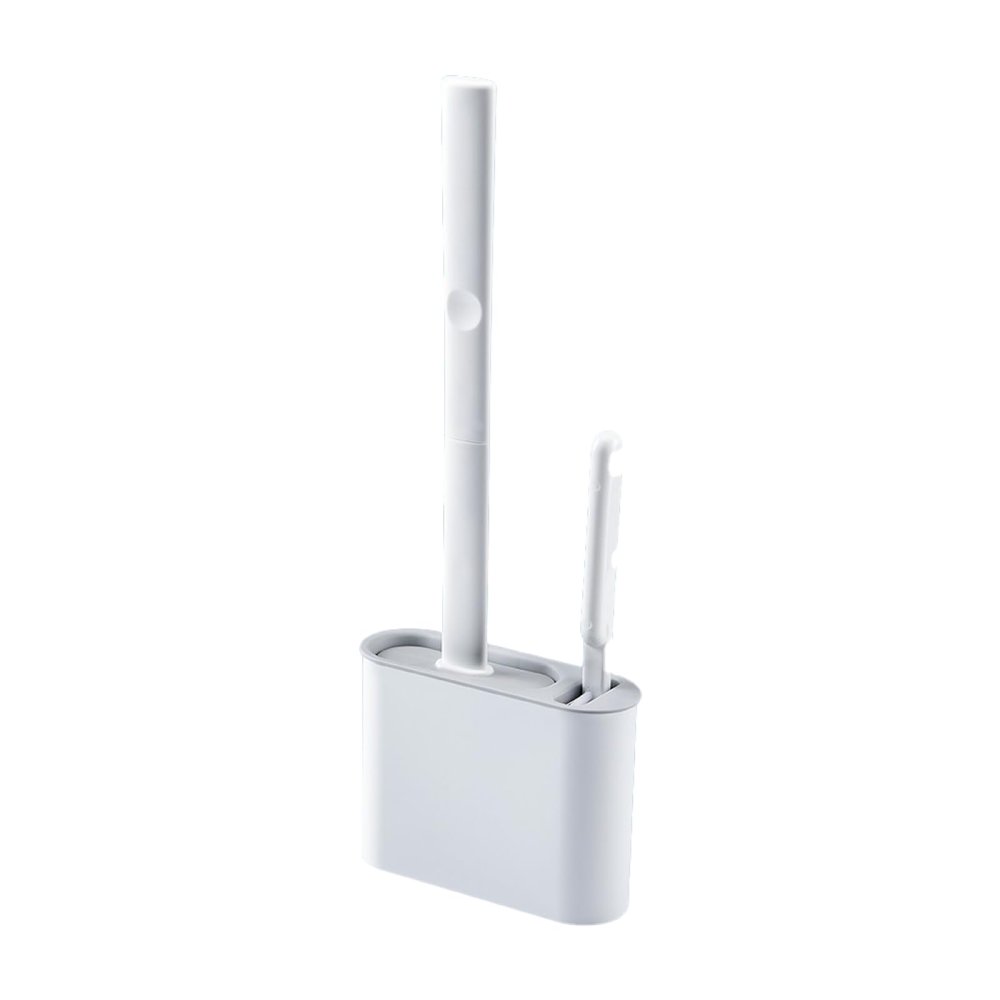 Scka Silicone Toilet Brush Without Dead Corner Household Toilet Daily Cleaning Set Wall Mounted Toilet Brush