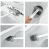 Scka Silicone Toilet Brush Without Dead Corner Household Toilet Daily Cleaning Set Wall Mounted Toilet Brush view 3