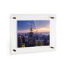 10 x 24 Contemporary Acrylic Floating Frame: Elevate Your Art and Photos in Style - Featuring 19x25mm Black Acrylic Standoff for Wall Mounting. view 4
