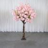 ESRADA Artificial Cherry Blossom Trees Indoor Outdoor Artificial Cherry Blossom Flowers Simulated Artificial Cherry Blossom Tree,for Party Restaurant Mall Pink-1.2mx1m view 2