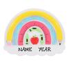 2025 Teacher School Supplies in A Rainbow Personalized Christmas Ornament - Worlds Best Teacher Ornament  Decorations for Teachers (School Supplies in A Rainbow) view 3