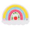 2025 Teacher School Supplies in A Rainbow Personalized Christmas Ornament - Worlds Best Teacher Ornament  Decorations for Teachers (School Supplies in A Rainbow) view 4