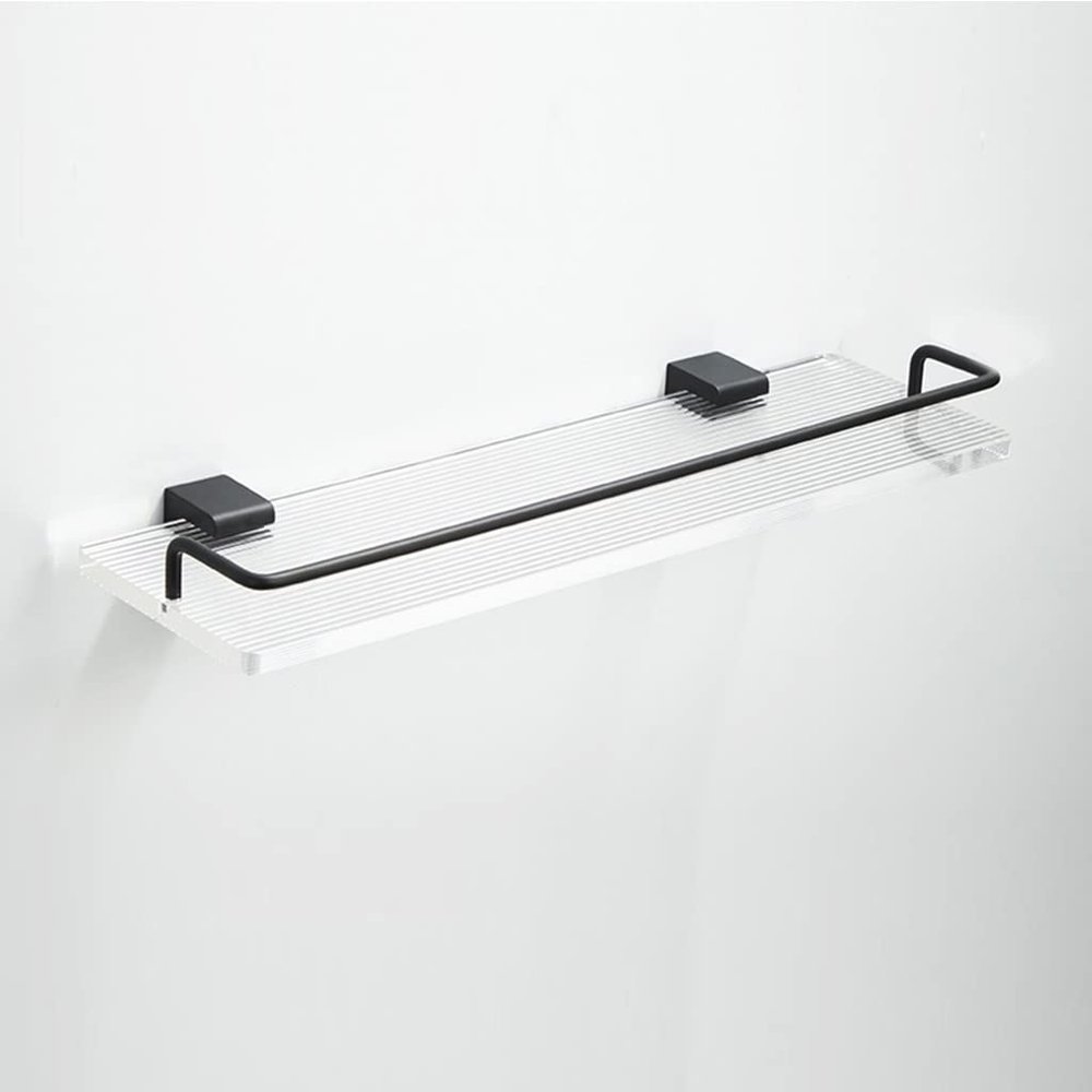 BAHELS Acrylic Shower Caddy Bathroom Accessories, Wall-Mounted Inside Shower Shelves for Bathroom,Dorm & Kitchen (Size : 40cm)