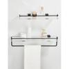 BAHELS Acrylic Shower Caddy Bathroom Accessories, Wall-Mounted Inside Shower Shelves for Bathroom,Dorm & Kitchen (Size : 40cm) view 3