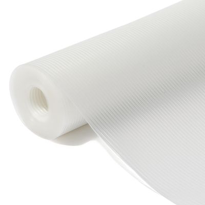 BINO | Kitchen Shelf Liner | Non Adhesive Shelf Liners for Kitchen Cabinets | Liners for Cabinets | Drawer Liner | Non Slip Roll (Ribbed - Clear)
