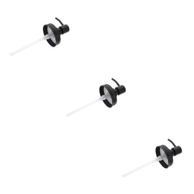 3 pcs Kitchen soap Pump Stainless Steel soap Pump Press Pump for soap jar soap Dispenser jar Dispenser soap Dispenser lid soap Bottle Press Head Lotion Pressure Head