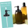 3 pcs Kitchen soap Pump Stainless Steel soap Pump Press Pump for soap jar soap Dispenser jar Dispenser soap Dispenser lid soap Bottle Press Head Lotion Pressure Head view 2