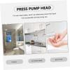 3 pcs Kitchen soap Pump Stainless Steel soap Pump Press Pump for soap jar soap Dispenser jar Dispenser soap Dispenser lid soap Bottle Press Head Lotion Pressure Head view 3