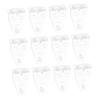 DECHOUS 3sets Plastic Blinds Hooks Blind Hold Down Brackets for Drapes 40pcs*3 view 1