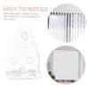 DECHOUS 3sets Plastic Blinds Hooks Blind Hold Down Brackets for Drapes 40pcs*3 view 3
