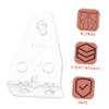 DECHOUS 3sets Plastic Blinds Hooks Blind Hold Down Brackets for Drapes 40pcs*3 view 4