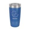 Bagpipes Player Personalized Insulated 20 oz Tumbler (Navy Blue) view 1