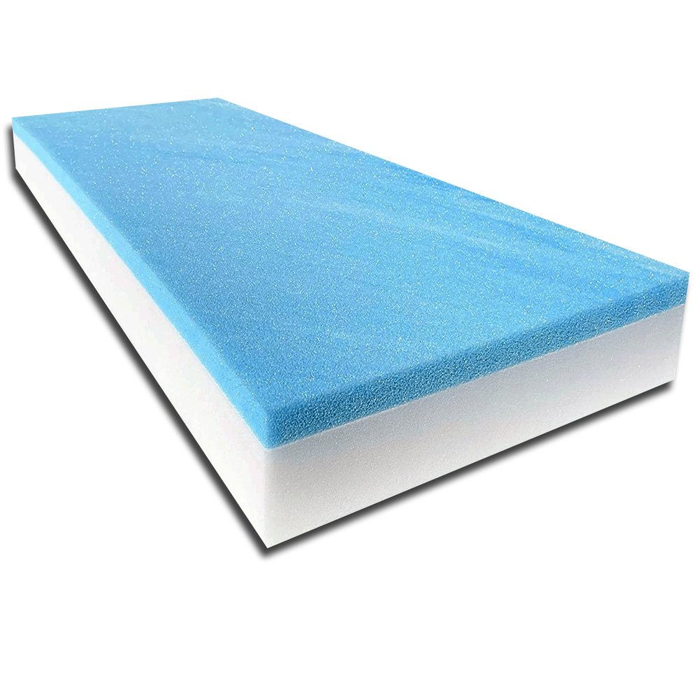 FoamTouch 6" Height x 36" Width x 72" Length Camper/RV bunk Mat with Gel Memory Foam -No Cover