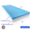 FoamTouch 6" Height x 36" Width x 72" Length Camper/RV bunk Mat with Gel Memory Foam -No Cover view 2