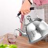 Stainless Steel Whistling Tea Kettle Stainless Steel Whistling Kettle Stove Camping Kettle With Insulation Handle Safe Induction Gas Hob Teapot For Stove Induction Stove Copper ( Color : A , Size : 1L view 4