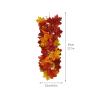 BFYDOAA 2pcsArtificial Maple Leaves Swags Hanging Fall Leaves Vine with Berries for Autumn Outdoor Indoor,Thanksgiving Harvest Party Decor (Yellow) view 3