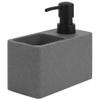 Beavorty Dish Soap Dispenser with Sponge Holder Modern Kitchen Soap Dispenser with Tray for Convenient Storage of Sponges and Scrubbers Easy to Refill and Clean view 1