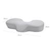 Fancial 3D Memory Foam Cervical Pillow + Cover Set 22.44 x 11.81 x 3.93 inches view 4