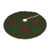DKJlitter Christmas Tree Skirt, Scottish Clan Menzies Red Green Tartan Xmas Tree Skirts Mat Farmhouse Rustic Xmas Holiday Indoor Party Outdoor Decoration 36 inches view 3