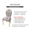 Jacquard Round Backed Chair Covers 1/2/4/6 PCS Modern Dining Room Elastic Seat Chair Slipcovers Reusable Without Arms Solid Wood Legs Oval Side Chairs Protector Case ( Color : Wine red , Size : 6pcs ) view 2