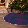 DKJlitter Christmas Tree Skirt, Spirit of Scotland Corporate Tartan Xmas Tree Skirts Mat Farmhouse Rustic Xmas Holiday Indoor Party Outdoor Decoration 30 inches view 1