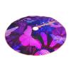 Christmas Tree Skirt 48" Decorative Butterfly Garden Collage Linen Xmas Tree Skirt for Holiday Party Christmas Tree Mat Decorations Indoor Outdoor view 2